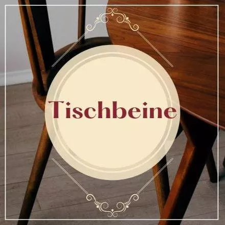 Tischbeine aus Holz