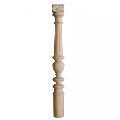 Säule Tanne Linde Durchmesser 63mm Länge 600mm