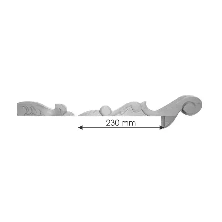 Holzfu Linde 155 x 30mm - 350 x 36mm