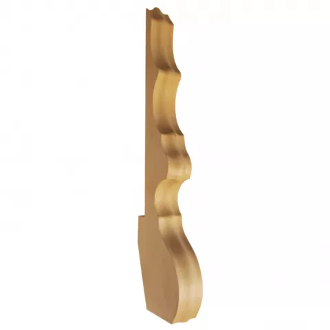 Holzfuß Tanne Linde 390 x 38mm - 220 x 38mm