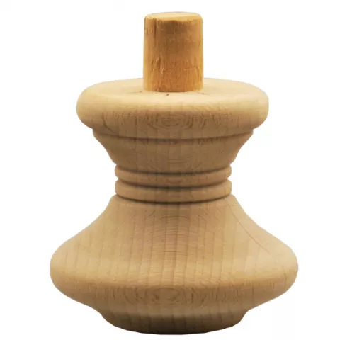 Holzfu mit Durchmesser 85mm Lnge 80mm