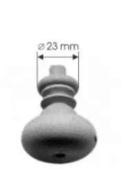 Schatullenfu Durchmesser 40mm Lnge 43mm