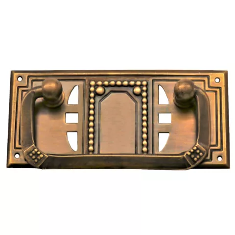 Griffschild Messingblech 82 x 28mm