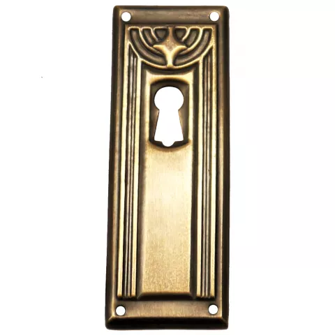 Schlsselschild 28 x 88mm Messingblech
