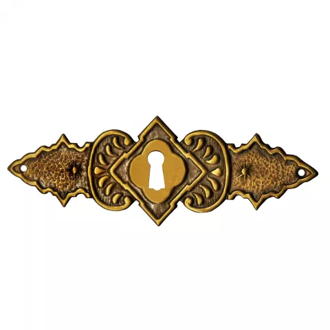 Schlüsselschild Messingblech in 105 x 35mm