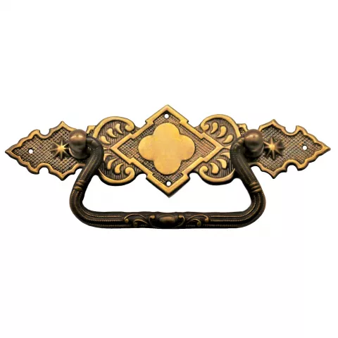 Griffschild Messingblech 128 x 38mm
