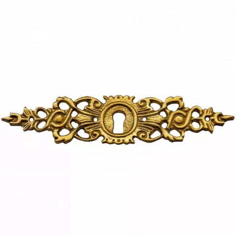 Schlsselschild aus Messingguss 120 x 30mm