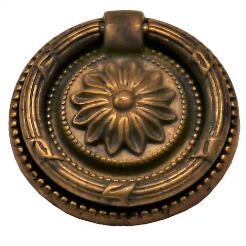 Griffschild Ringgriff Messingguss Durchmesser 55mm