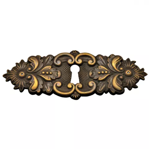 Schlüsselschild 120 x 45mm Messingblech