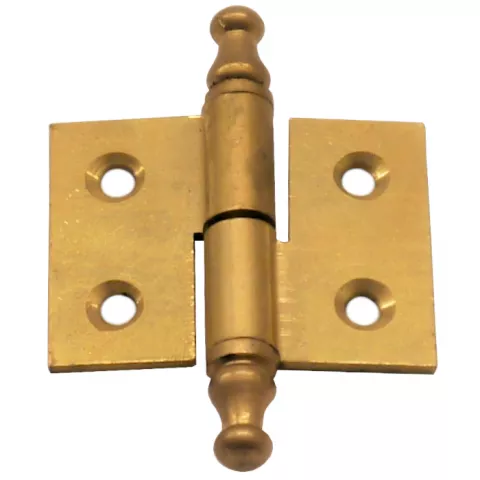 Scharnier links Messing Gesamtlänge 55mm Rollenlänge 30mm