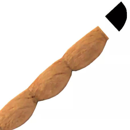 Zierleiste Buche 3.5 x 3.5mm Länge 90cm 5.09€/m