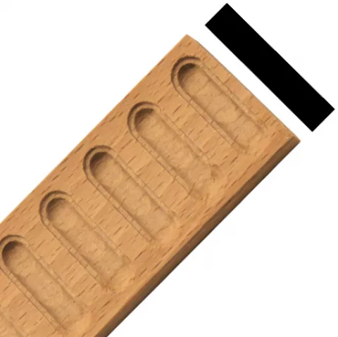 Rechteckleiste Buche 30x6mm 100cm