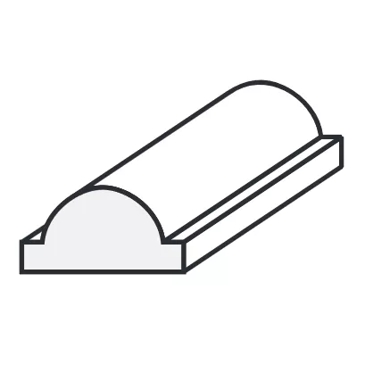 Profilleiste 12 x 6mm Länge 2.40m Kiefer Erle 3.55€/m