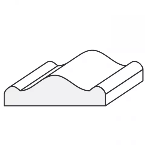 Profilleiste 32 x 10mm Länge 2.40m Kiefer Erle 4.91€/m