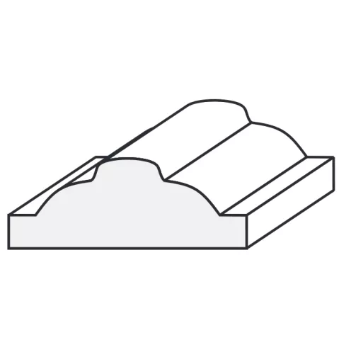 Profilleiste 32 x 12mm Lnge 2.40m Kiefer Erle 4.91/m