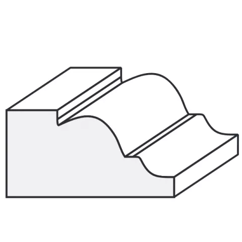 Profilleiste Lnge 2.40m 32 x 16mm Erle Kiefer 6.92/m