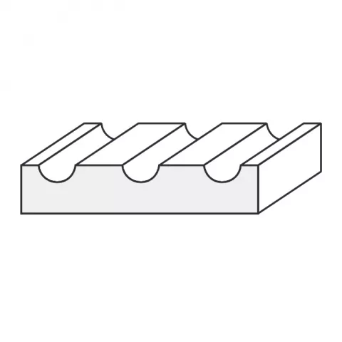 Profilleiste 45 x 10mm Kiefer Erle Lnge 2.40m 5.55/m