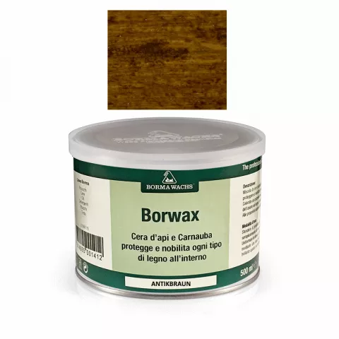 Borwax Bienenwachs Antikbraun 500ml 21.42/l