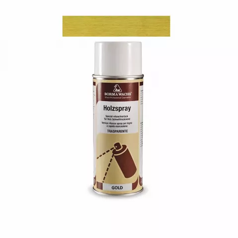 Holzspray Retuschierlack gold 400ml 34.50/l