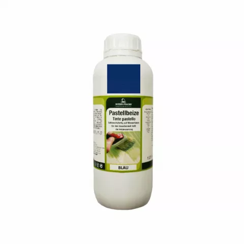 Pastellbeize auf Wasserbasis blau 1l