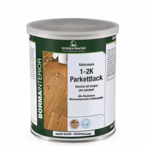 Parkettlack Wasserbasis seidenglanz 1l