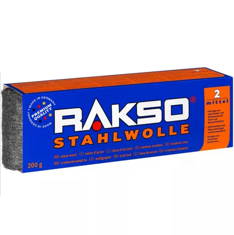 Rakso Stahlwolle Nr.2 200g 2.45/100g