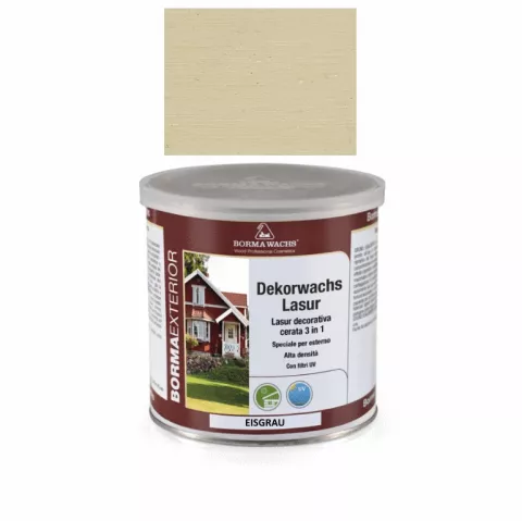 Dekorwachs Lasur eisgrau 100 37.76/l
