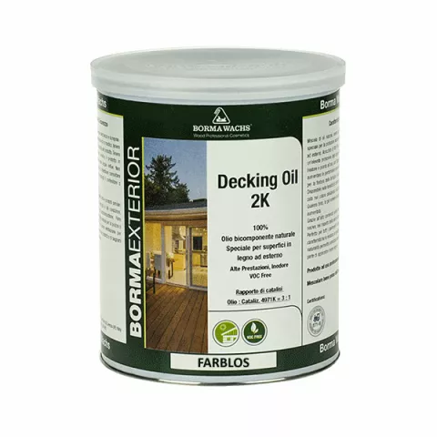 Terrassenl Decking Oil 2K farblos 2.5l 27.18/l