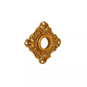 Drckerrosette Messing Lnge 50mm mit Breite 50mm