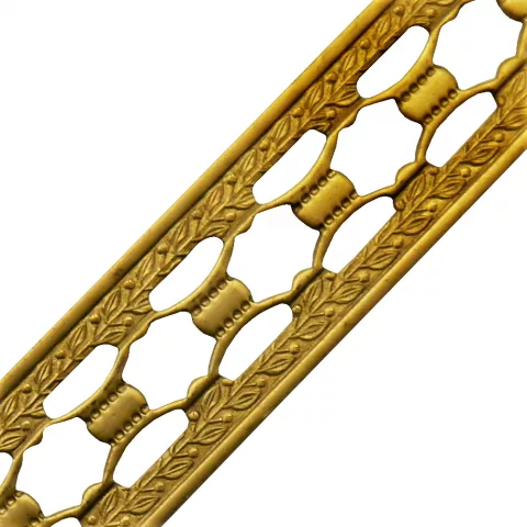 Zierleiste Messingblech 1 x 20mm