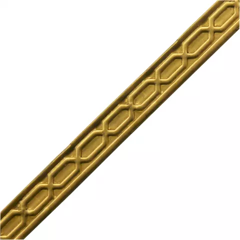 Zierleiste Messingblech 1 x 8mm