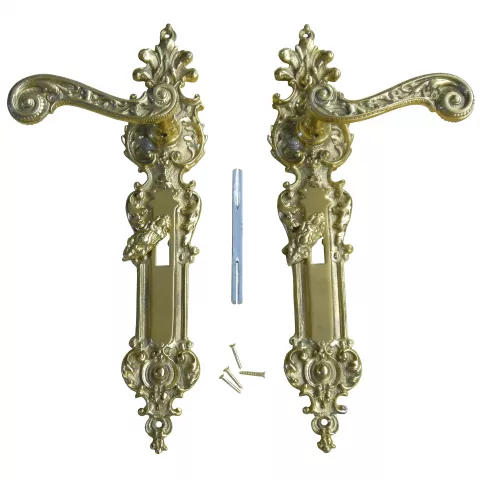 Zimmertrgarnitur Messing Set BB PZ 72mm WC 78mm
