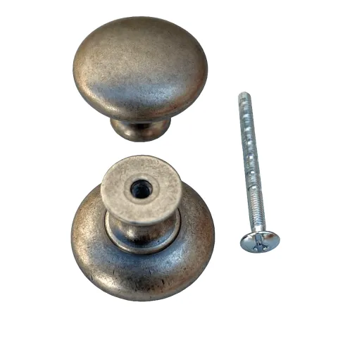 Mbelknopf rund 35mm altverzinnt