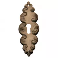 Schlsselschild Eisen antik 33 x 95mm