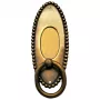 Griffschild mit Ringgriff Messingblech 40 x 100mm