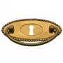 Griffschild Schl�sselloch Messingblech 100 x 40mm