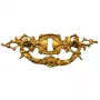 Griffschild mit Schl�sselloch Messingguss 120 x 30mm