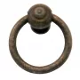 Fallgriff mit Ringgriff Eisen antik Durchmesser 30mm 40mm