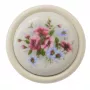 M�belknopf florales Motiv Porzellan Durchmesser 35mm