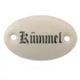 Schild Kmmel Porzellan Lnge 45mm Breite 25mm