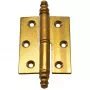 Scharnier rechts Messing Gesamtlnge 75mm Rollenlnge 50mm Breite 40mm