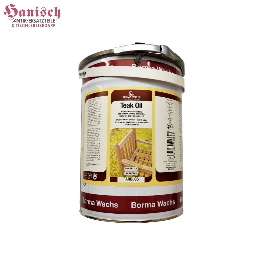 Teak Öl farblos 5l Borma Wachs online kaufen | 33633