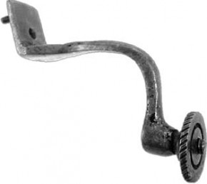 22832: Glockenhalter, Messing, 35 x 40 mm