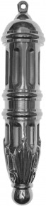 22626: Zierteil fr Uhren, Messing-Guss, 37 x 165 mm, Gewicht: 750 g
