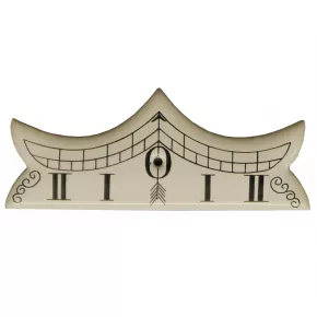 Pendelskala mit weier Emaillierung 76 x 32mm