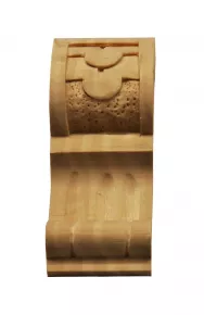 Holzauflage Schnitzteil Linde 40 x 95mm