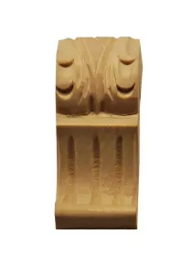 Holzauflage Schnitzteil Linde 25 x 60mm