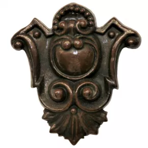 Zierteil 70 x 75mm Spezialmasse Nussbaum rtlich