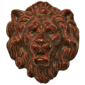 Zierteil Lwe Spezialmasse Nussbaum rtlich 55 x 63mm
