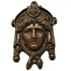 Zierteil 75 x 110mm Spezialmasse Nussbaum rtlich